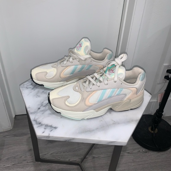 SOLD NWT adidas Yung 1 (Beige / iced/ Mint) CG7118 - Picture 10 of 16